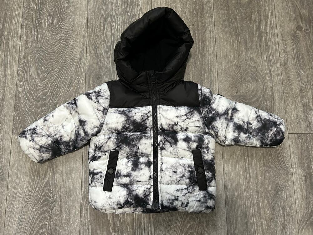 Michael Kors Baby's Heavyweight Tie-Dye Puffer Jacket Size 18 Months